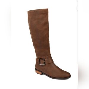 Brinley Co Brown Knee-High Women's Ridinh Boots